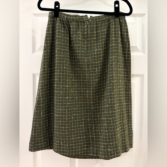Vintage Tweed Wool Blazer Skirt Suit Set sz Small - Picture 13 of 15